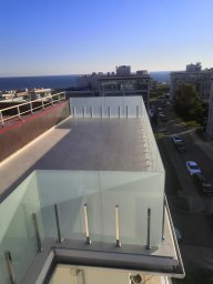 Перила ограждения со стеклом и без из нержавеющей стали