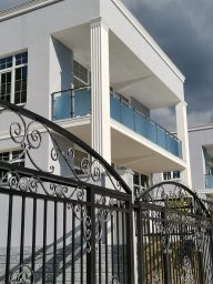 Перила ограждения со стеклом и без из нержавеющей стали