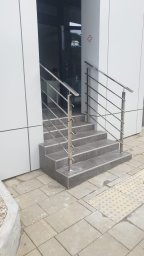 Перила ограждения со стеклом и без из нержавеющей стали