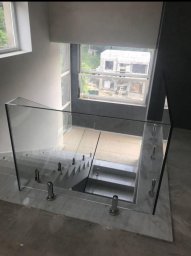 Перила ограждения со стеклом и без из нержавеющей стали