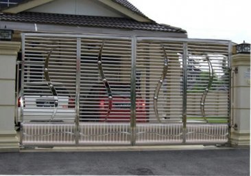 Ворота, заборы из нержавеющей стали