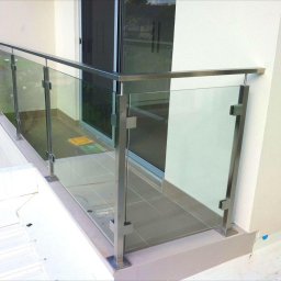 Перила ограждения со стеклом и без из нержавеющей стали