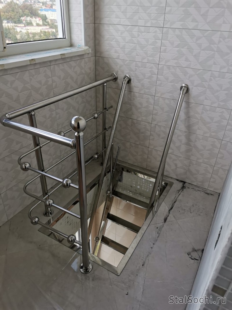Лестницы из нержавеющей стали