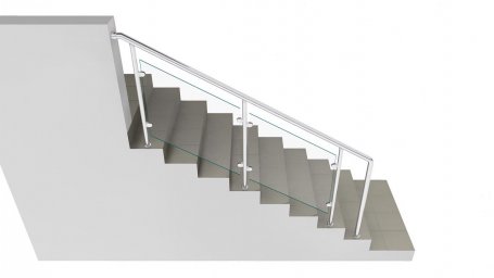 Перила ограждения со стеклом и без из нержавеющей стали