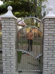 Ворота, заборы из нержавеющей стали