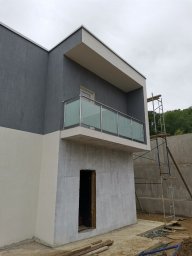 Перила ограждения со стеклом и без из нержавеющей стали